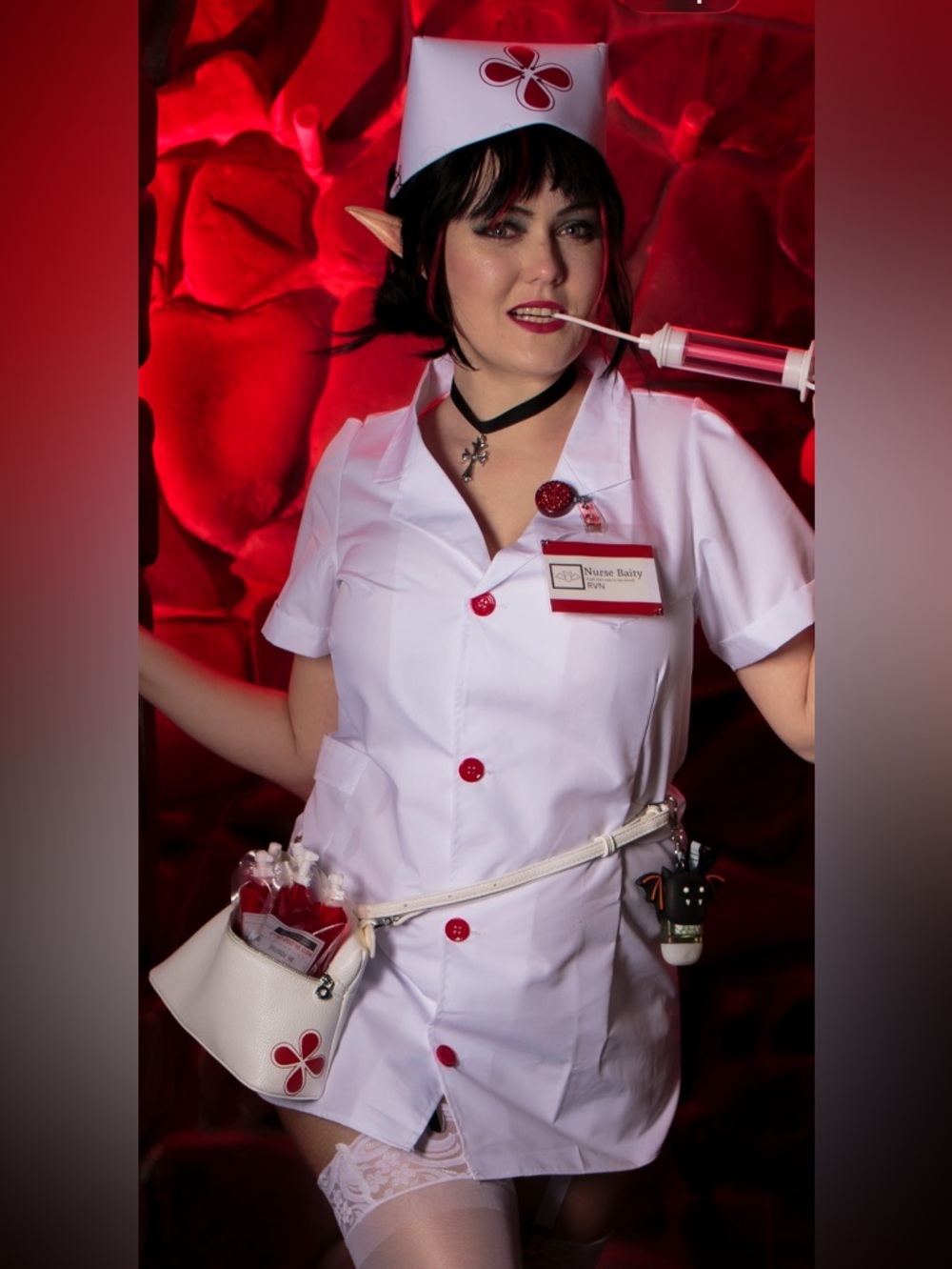Isekai Slow Life Nurse Baity Cosplay Costume